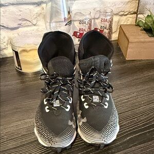 Under Armour Black and White Athletic cleats